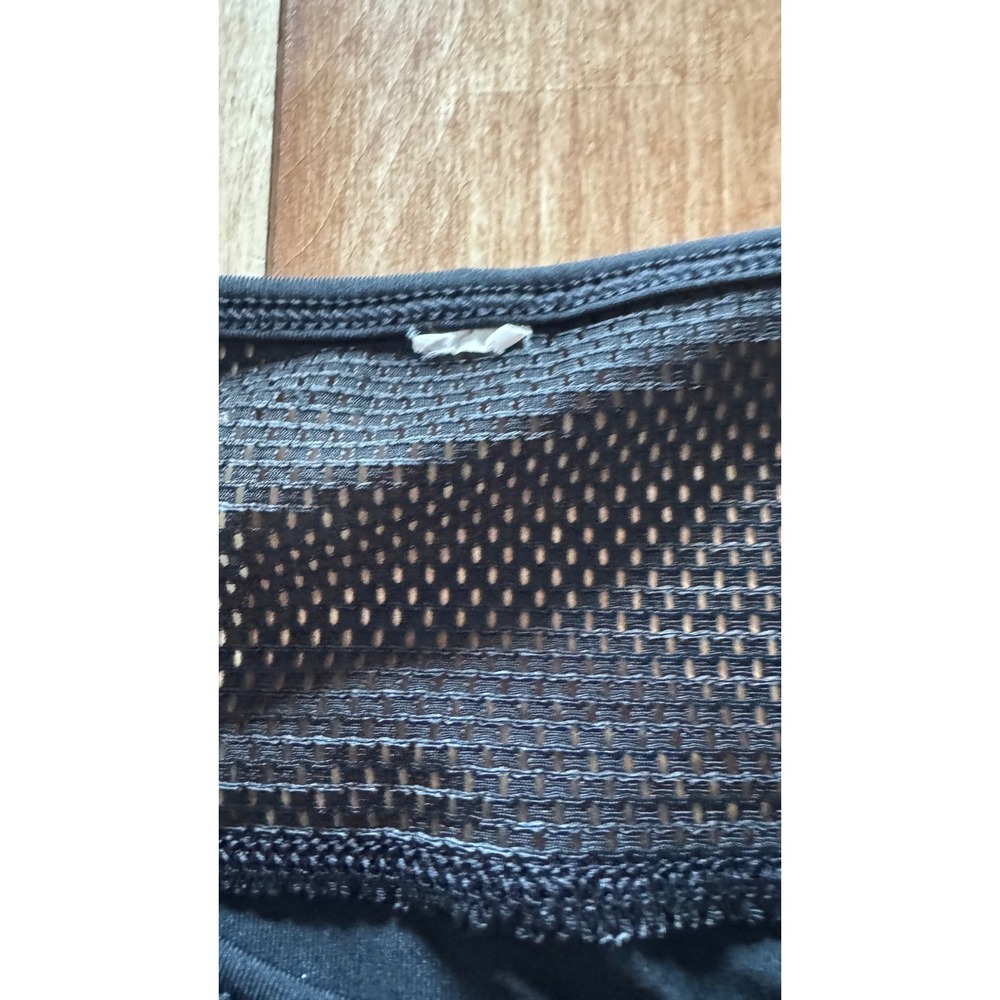 Champion Womens Black Mesh Panel Activewear Short Sleeve Workout Top Tee Small‎ - Picture 2 of 5